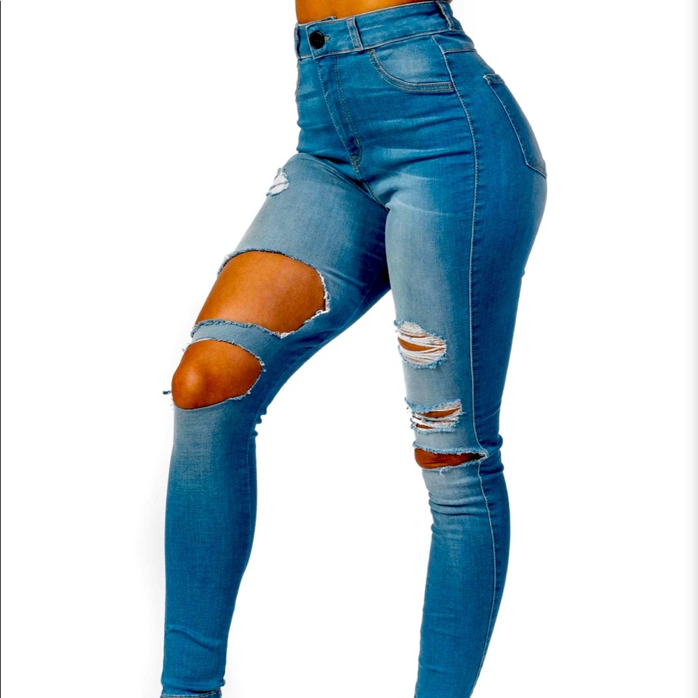 High waisted Fit jeans 😊